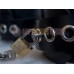 (DM276)100% natural latexp Pure handmade rubber feet buckle the alternative dog slave bound can be locked feetcuffs